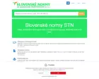 Aktualizovaný seznam slovenských norem STN