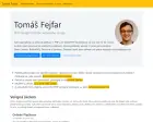 Tomas Fejfar - tvorba internetových stránek