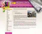 Velkoobchod metrový textil